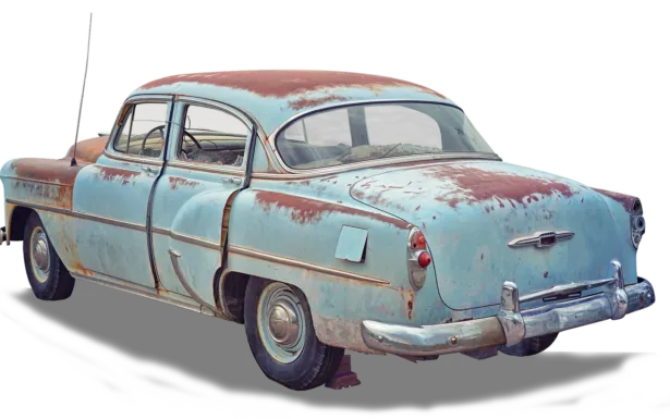 voiture rouille