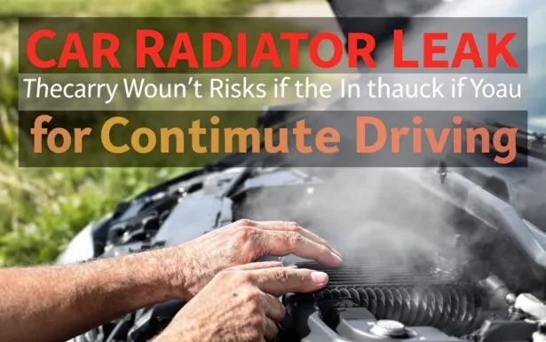 fuite radiateur voiture peut on rouler