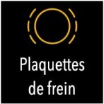 Usure des plaquettes de frein