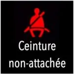 ceinture non-attachée