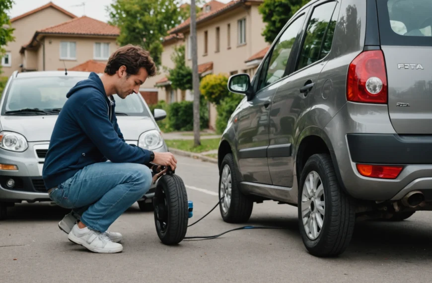 fiat panda pression pneu