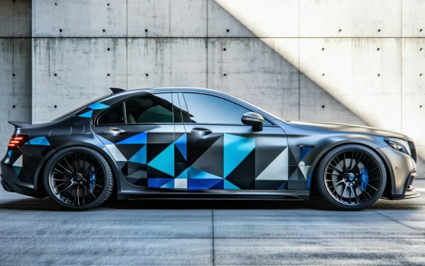 covering triangle voiture